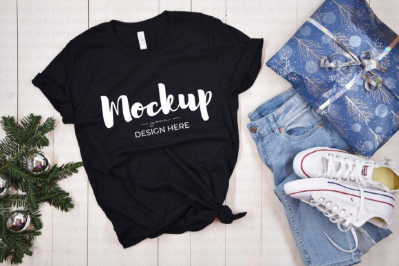 Download Black Bella Canvas 3001 Tshirt Mockup - Bella canvas 3001 tshirt Collection